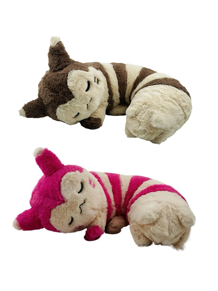 45cm Furret Pokemon Pluszowe zabawki Anime Poduszka dla lalek Kreskówka Zwierzęca poduszka na szyję Pokémon Plushie Kawaii Wypchany prezent na urodziny dziecka — 2