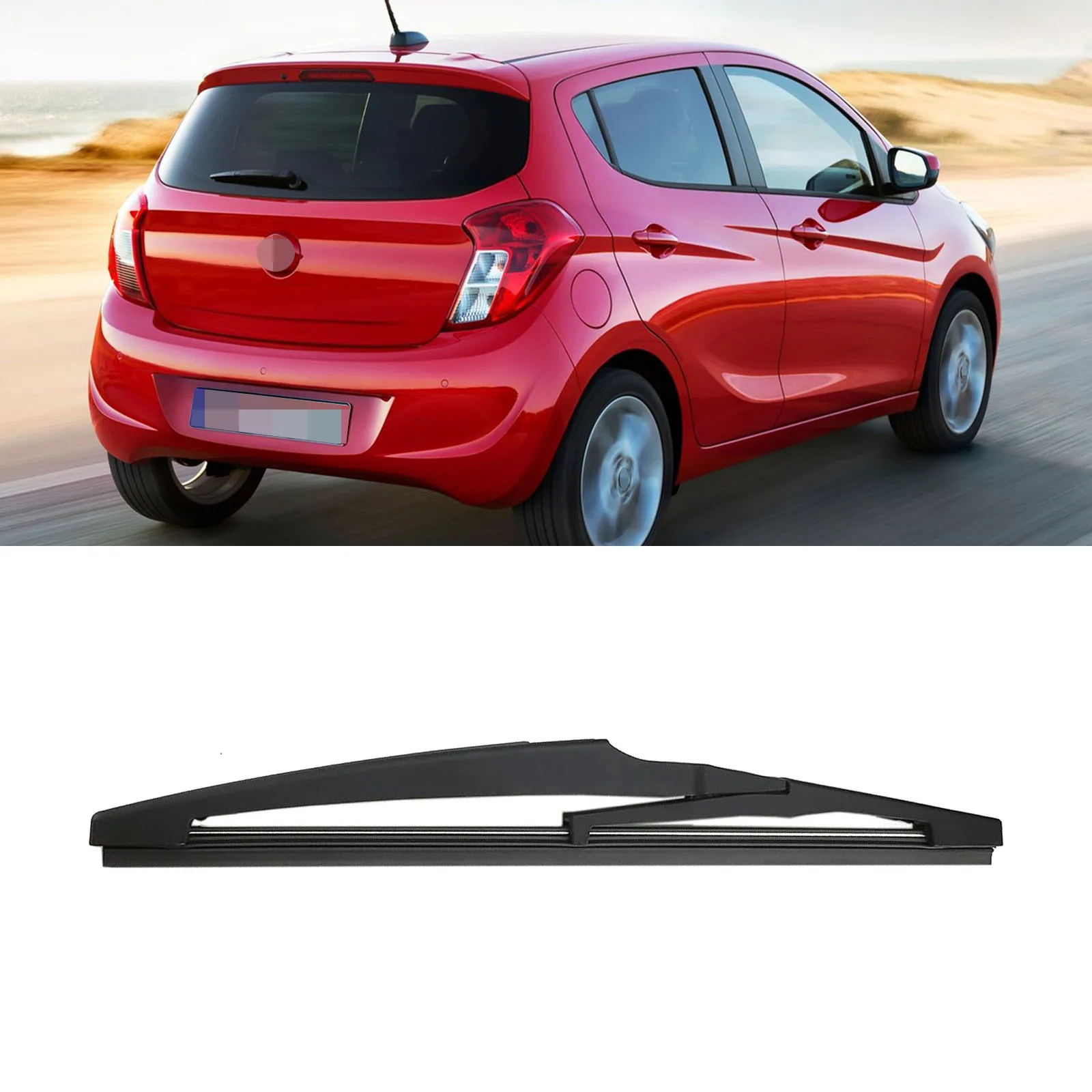 10 "الزجاج الأمامي الخلفي غسالة الزجاج الأمامي شفرة ممسحة لأوبل كارل فوكسهول فيفا 2015-2023 اكسسوارات السيارات اكسسوارات