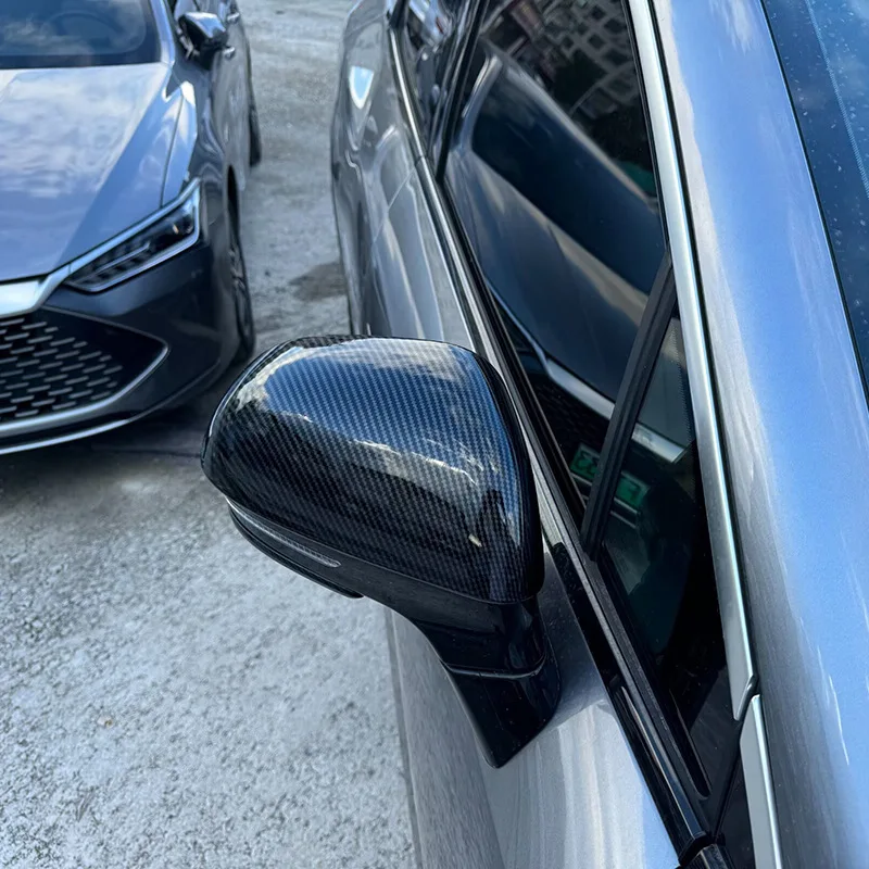 For BYD Seal U DM-i 2024 Mirror Cover Cap, Carbon Look, Decorative Trim Shell, Replacement Accessory