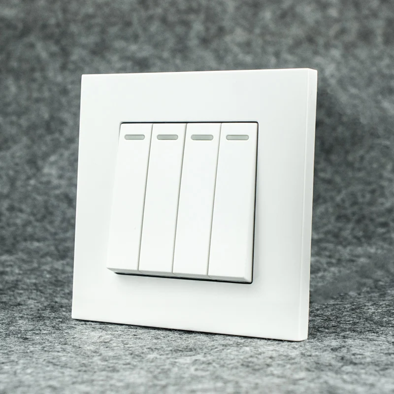 

Avoir White Plastic Sockets and Switches FR EU USB Plug Electrical Outlets Wall Light Switch 220 v Push Power Button Switch