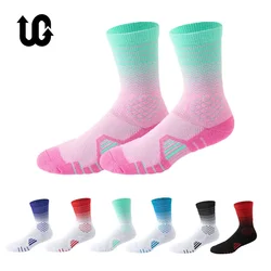 Chaussettes de Basketball professionnelles antidérapantes pour hommes, Sport en plein air, cyclisme, escalade, course à pied, séchage rapide, respirantes, pour adultes, US 6-10