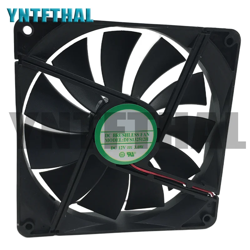 Ventilateur de refroidissement carré, DFS132512H, DC12V, 3.0W, Nouveau