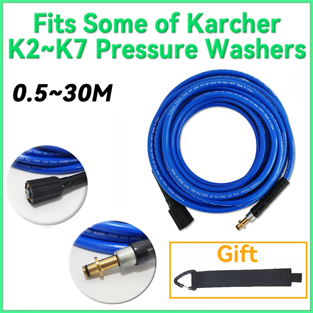 

Flexible Pressure Hose,Car wash Pipe,Super Flexible Kink Resistant Power Washer Hose,Fits Some of Karcher K2~K7 Pressure Washers