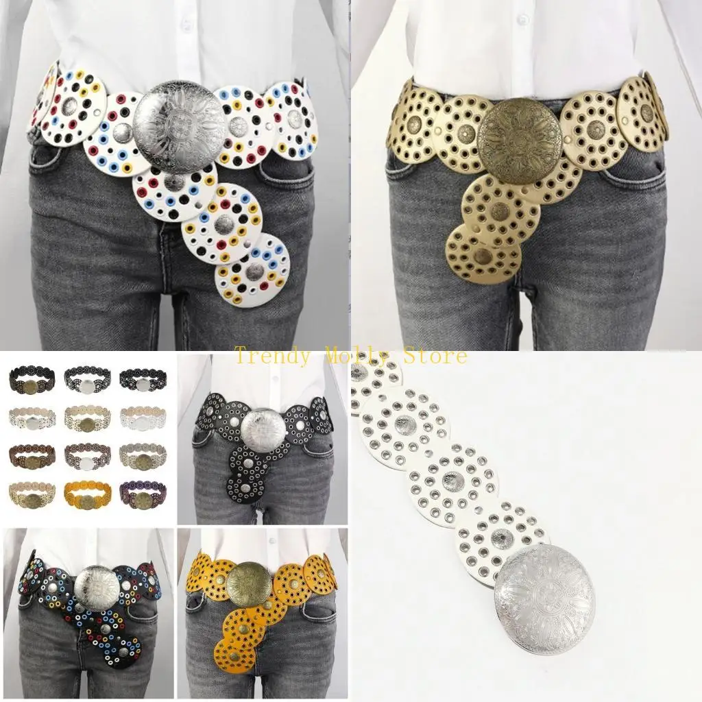 n5kb-ディスクウエストチェーン女性ボディジュエリーチェーンベルトベリーチェーンドレス用