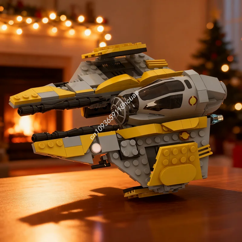 

258 шт. MOC Anakin S Eta 2 Actis Class J Di Star Battle Модель Строительные блоки DIY Идея Рождественские подарки Образовательная игрушка Кирпич Дети