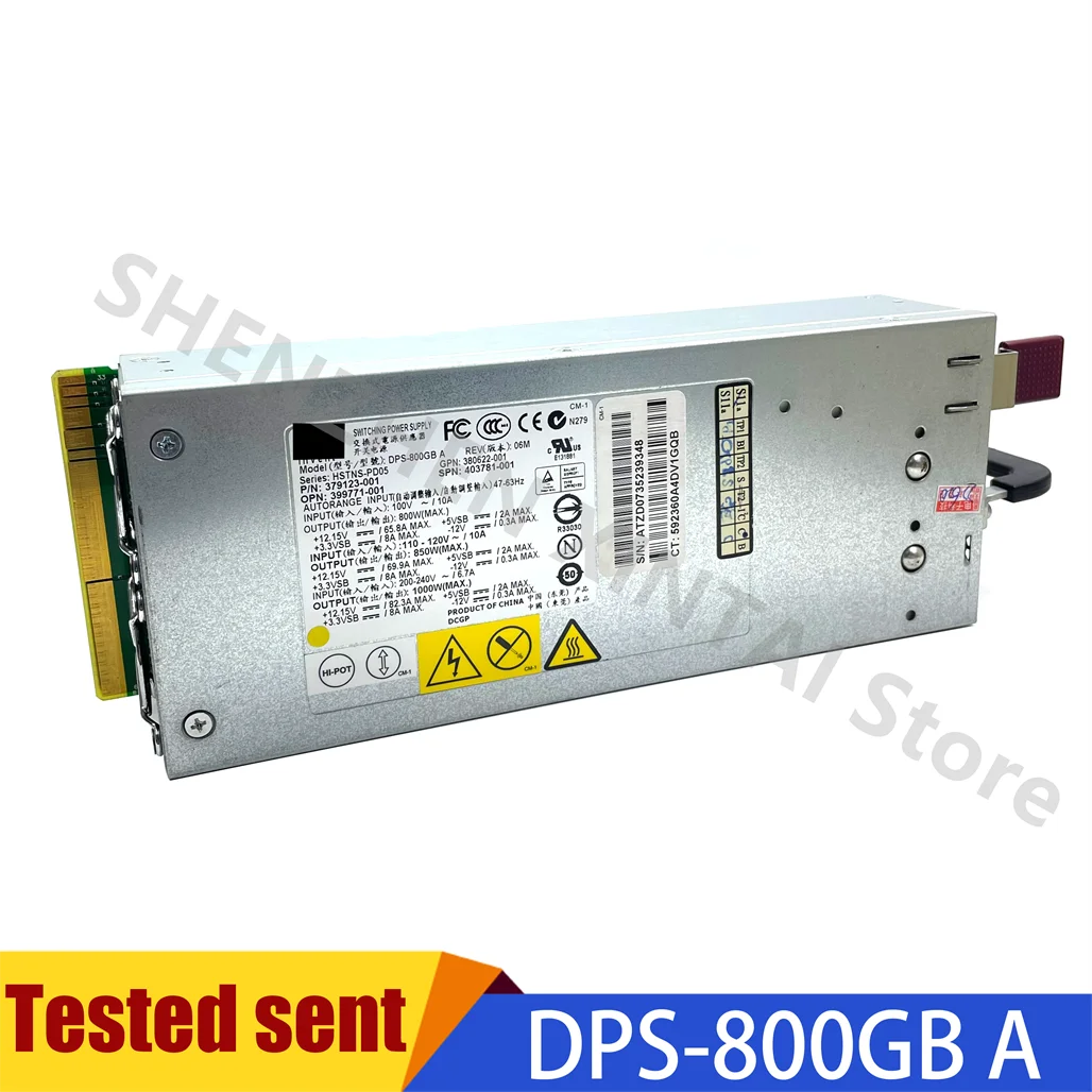 Server power supply DPS-800GB A 403781-001 379123-001 For DL380G5 ML350G5