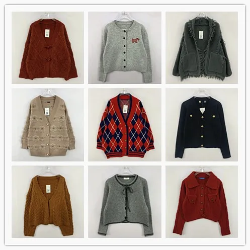 

Винтажный ретро U Small Fraance Sle вязаный полосатый женский V Ne Thi верхняя одежда осень-зима женский свитер кардиган