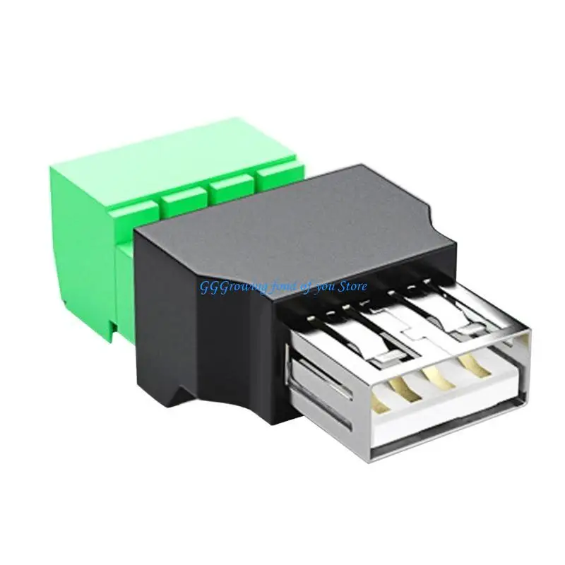 

H9EB USB 2.0 Turn 4 Pin Connection Adapter Plug For Efficient Device Charging Syncing
