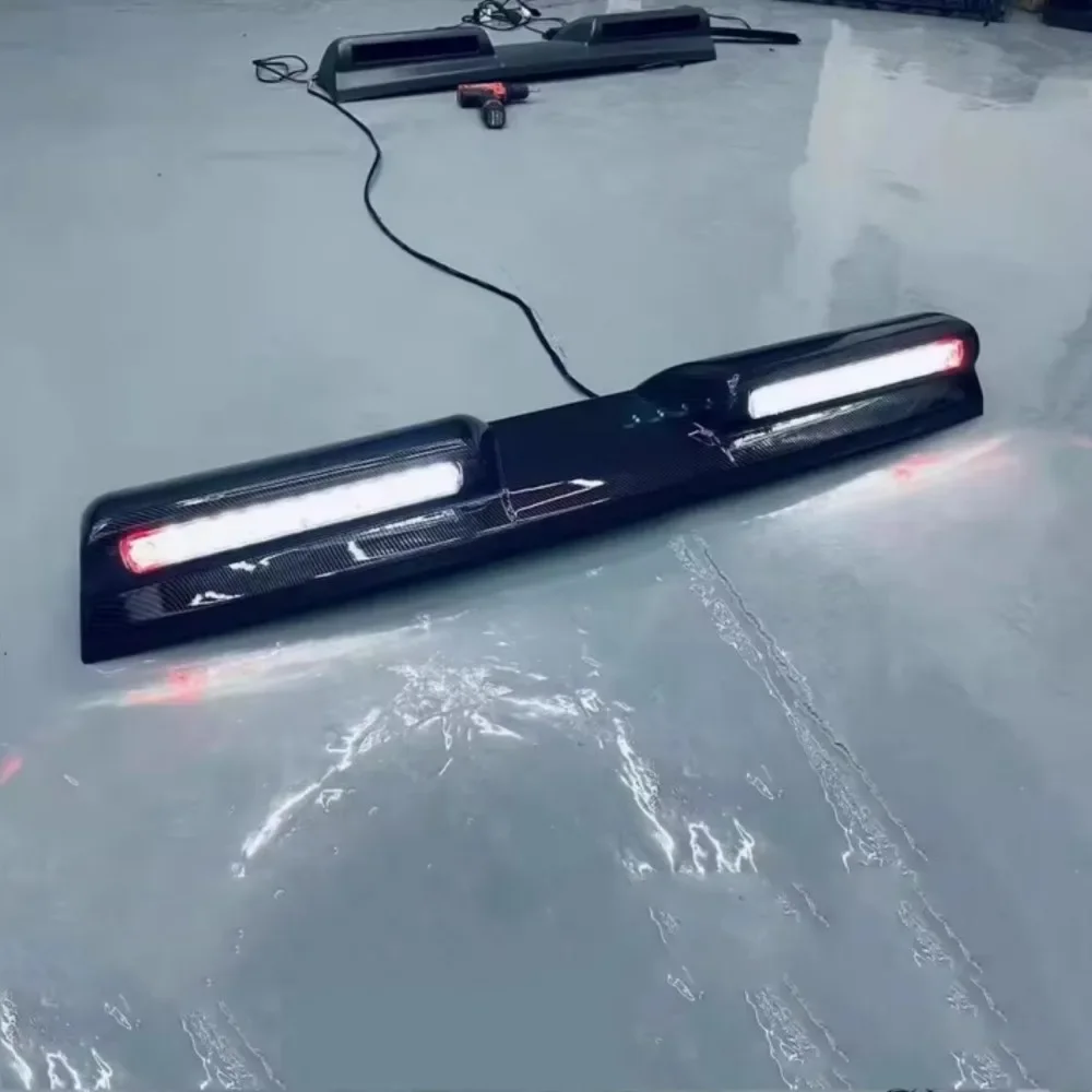 

Изготовленный на заказ верхний фонарь автомобиля из углеродного волокна, переднее крыло, дневной ходовой фонарь, прожектор в сборе для Tank 300, отражатель лампы, автоаксессуары