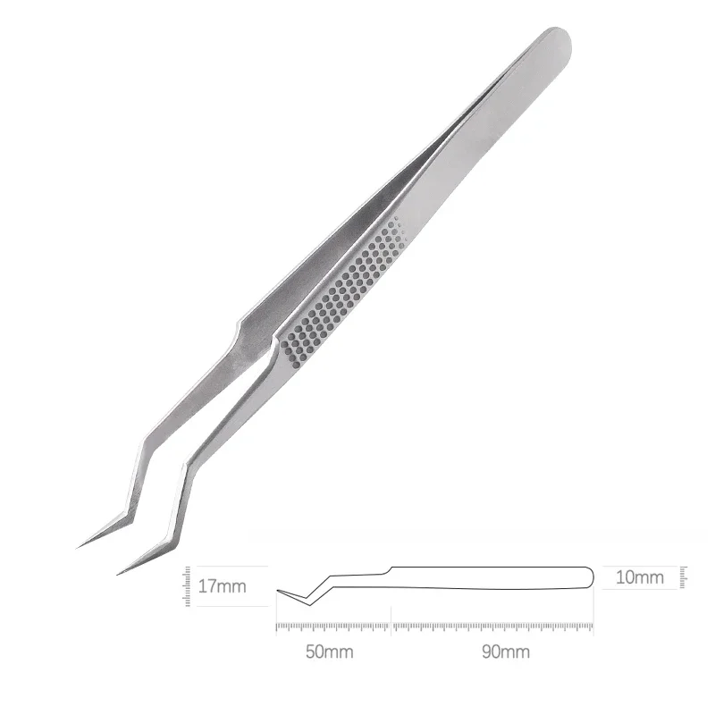 Professionele Soldeerpincet Roestvrijstalen Elektronische Pincet Voor Pcb Smd Ic Chip Cpu Bga Reballing Tools Fly Wire Pincet