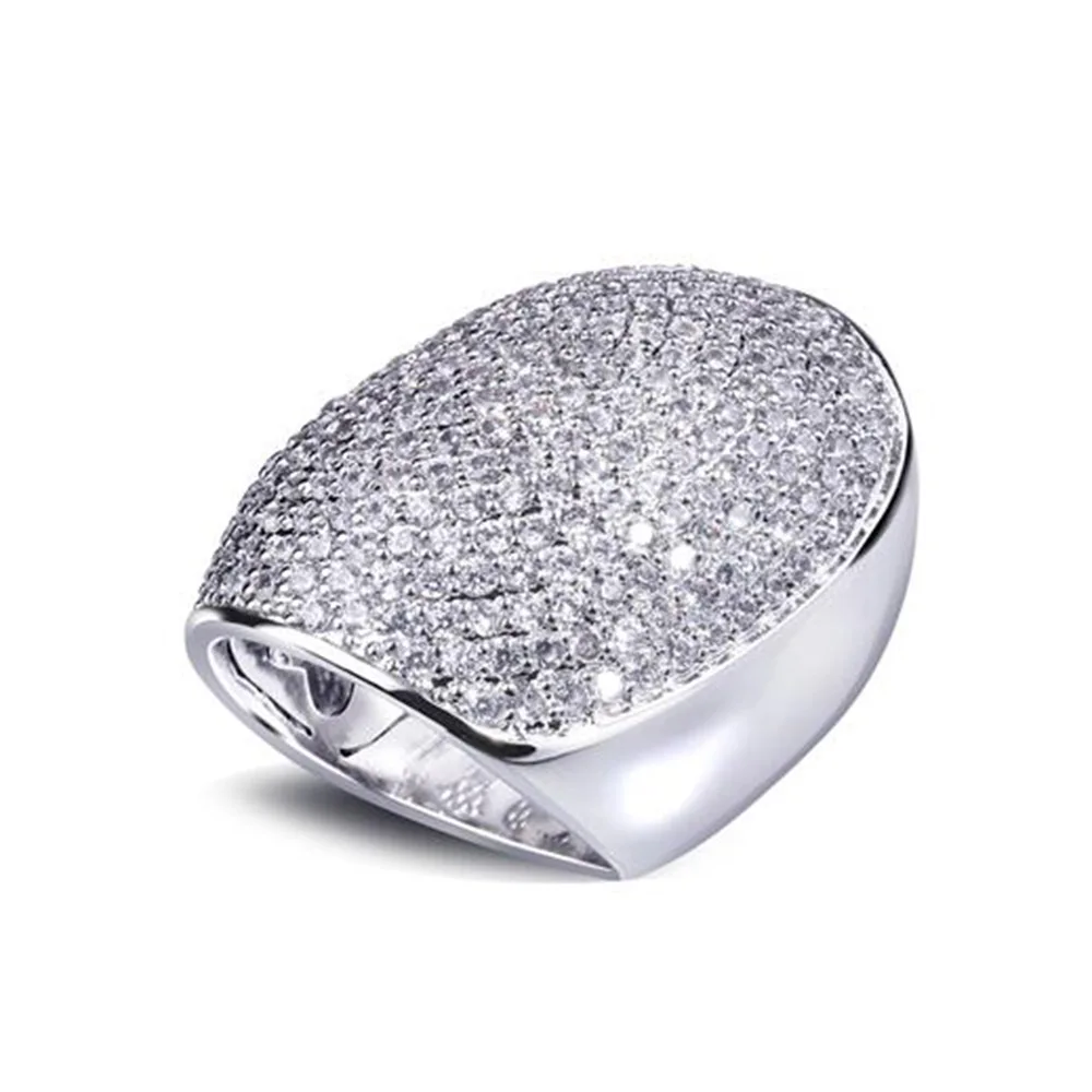 Broken code clearance! Fashion Jewelry Micro pave shiny Cubic zircon Luxury Ring For Women