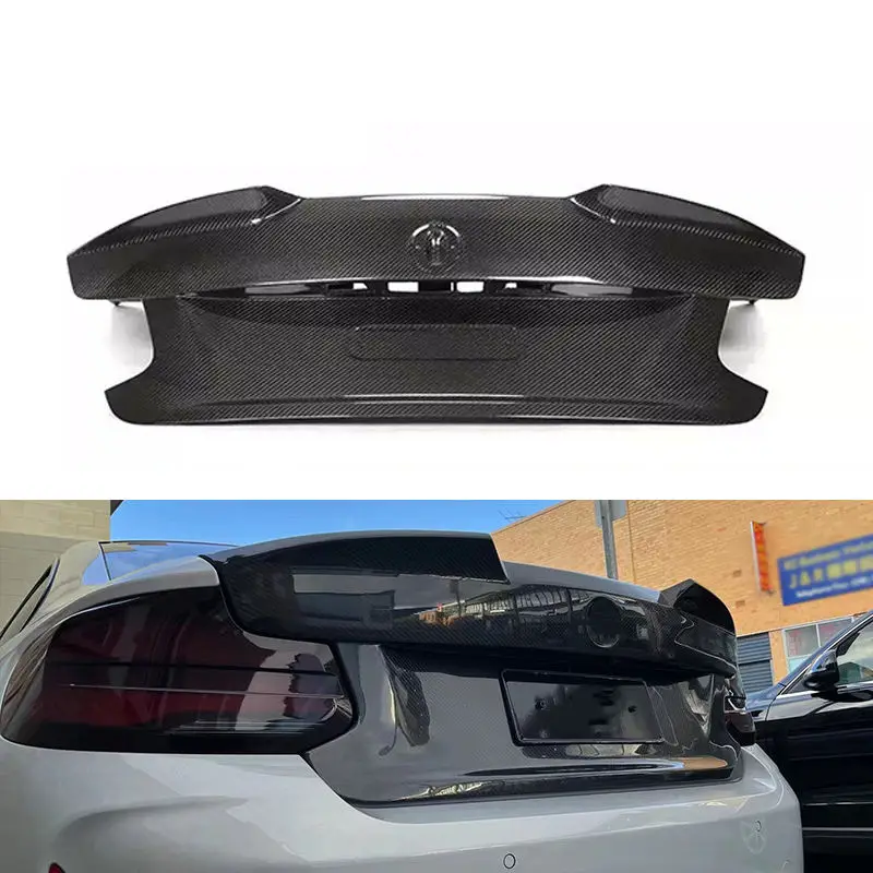 

MP Style Car Wet Carbon Fiber Rear Trunk Boot For BMW M2 F87 2016-2020，100% tested well