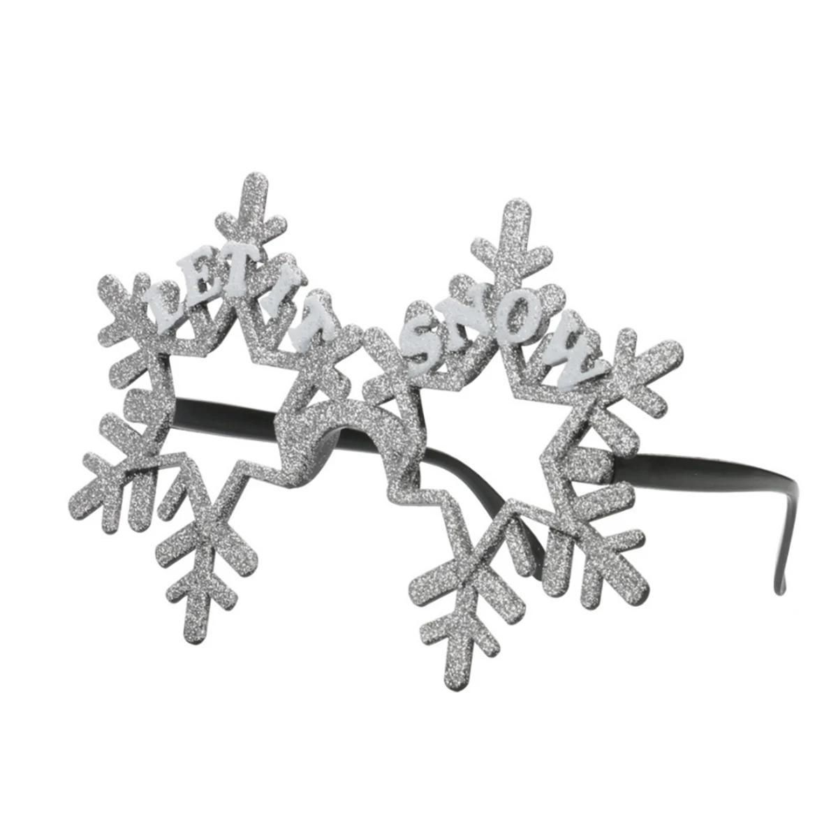 

Snowflake Glasses Christmas Snow Glitter Patches Funny Sunglasses Adult Kids Party Favors Novelty Costume Accessories Non Fading