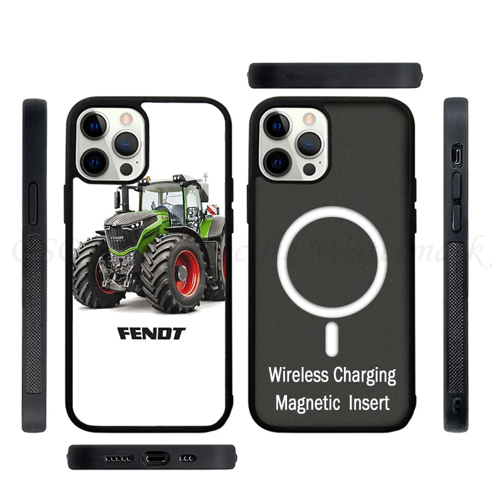 Прочный Магнитный чехол для телефона Fendt 1000 Vario 500 Pk Meisterwerk для IPhone 15 14 13 Pro Max 11 12 Mini Alex Mirror