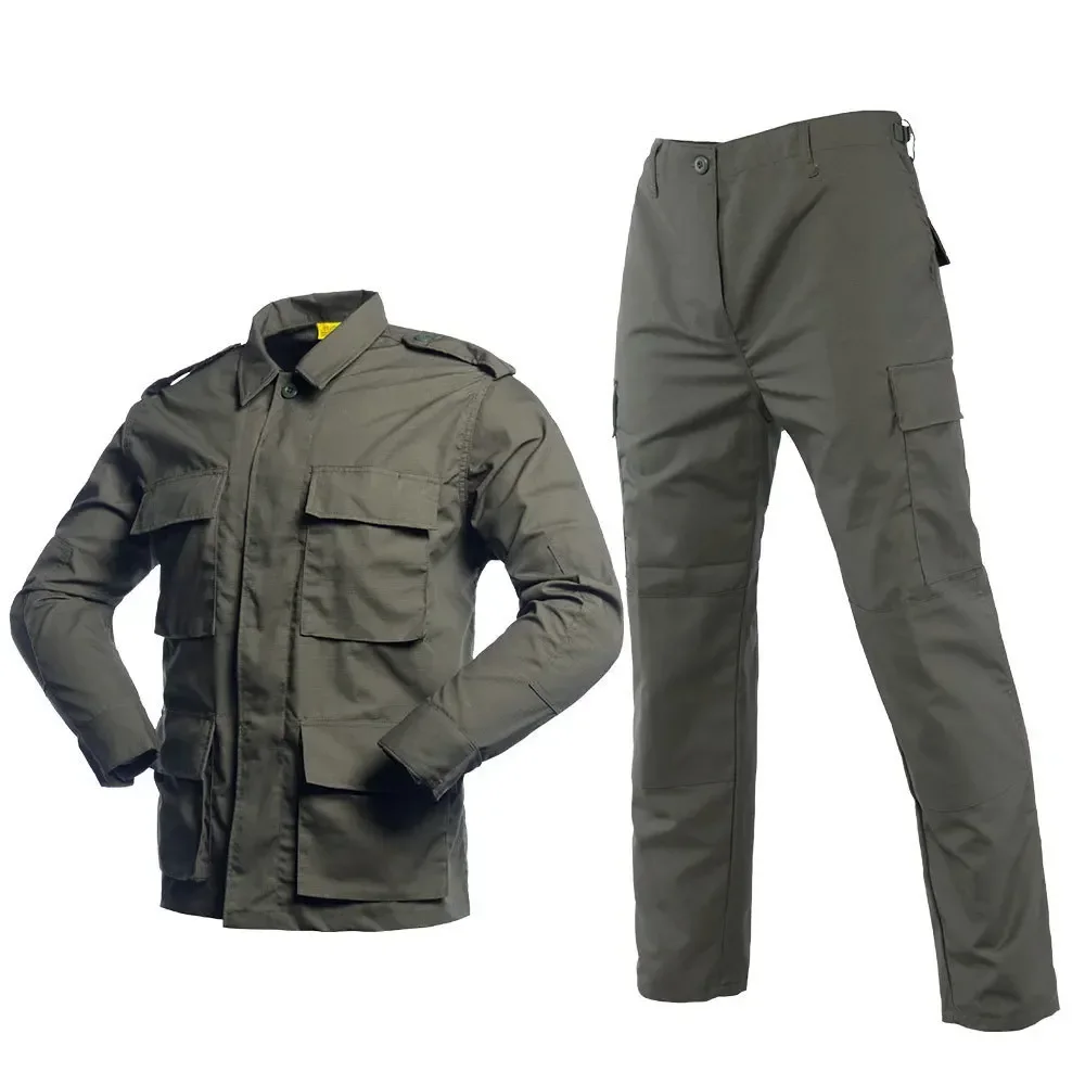 Camicie mimetiche BDU Set di pantaloni CP Tuta da trekking per allenamento all'aperto Uniformi mimetiche tattiche a maniche lunghe