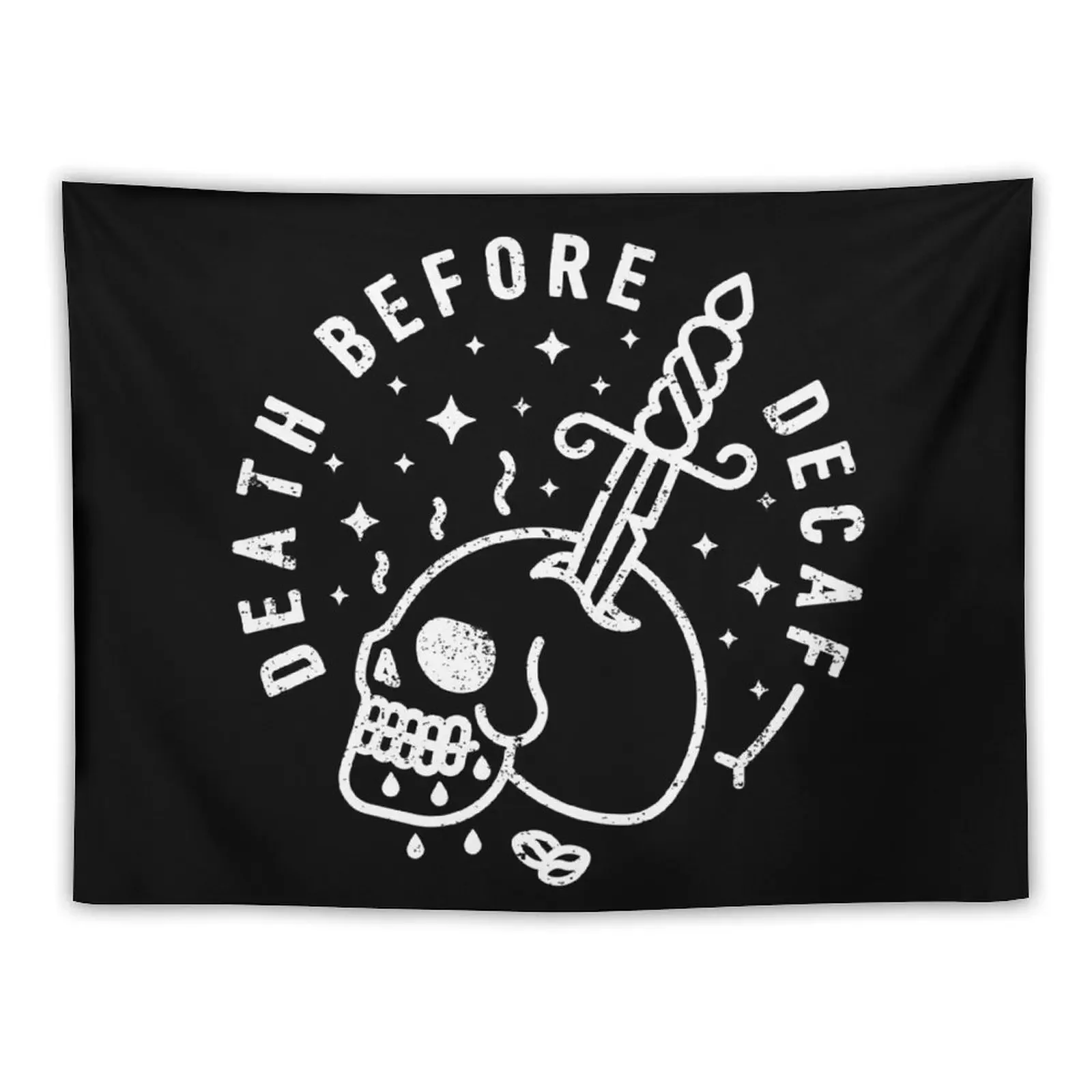 

Декоративный Настенный Гобелен Death Before Decaf