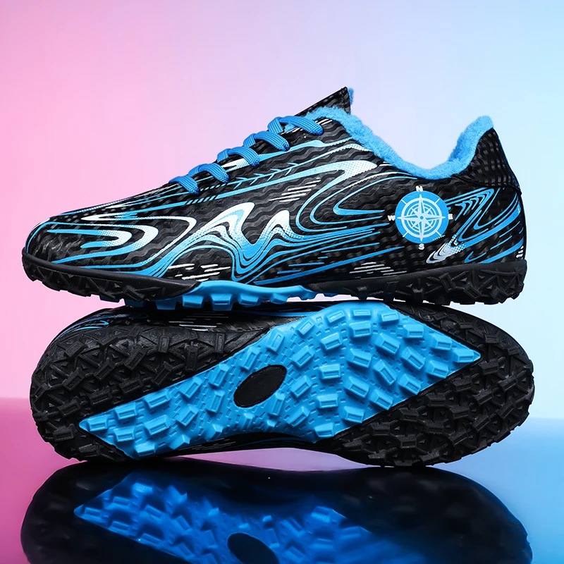 

Autumn Hot Selling Low Cut Adult Football Shoes Support Balance Rebound Sports Shoes Foot Protection and Anti Slip Nail Shoes