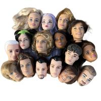 1/6 Vintage Doll Heads Mermaid Racer Super Model Princess For 30cm Solid Male Female Children Playing Birthday Gifts