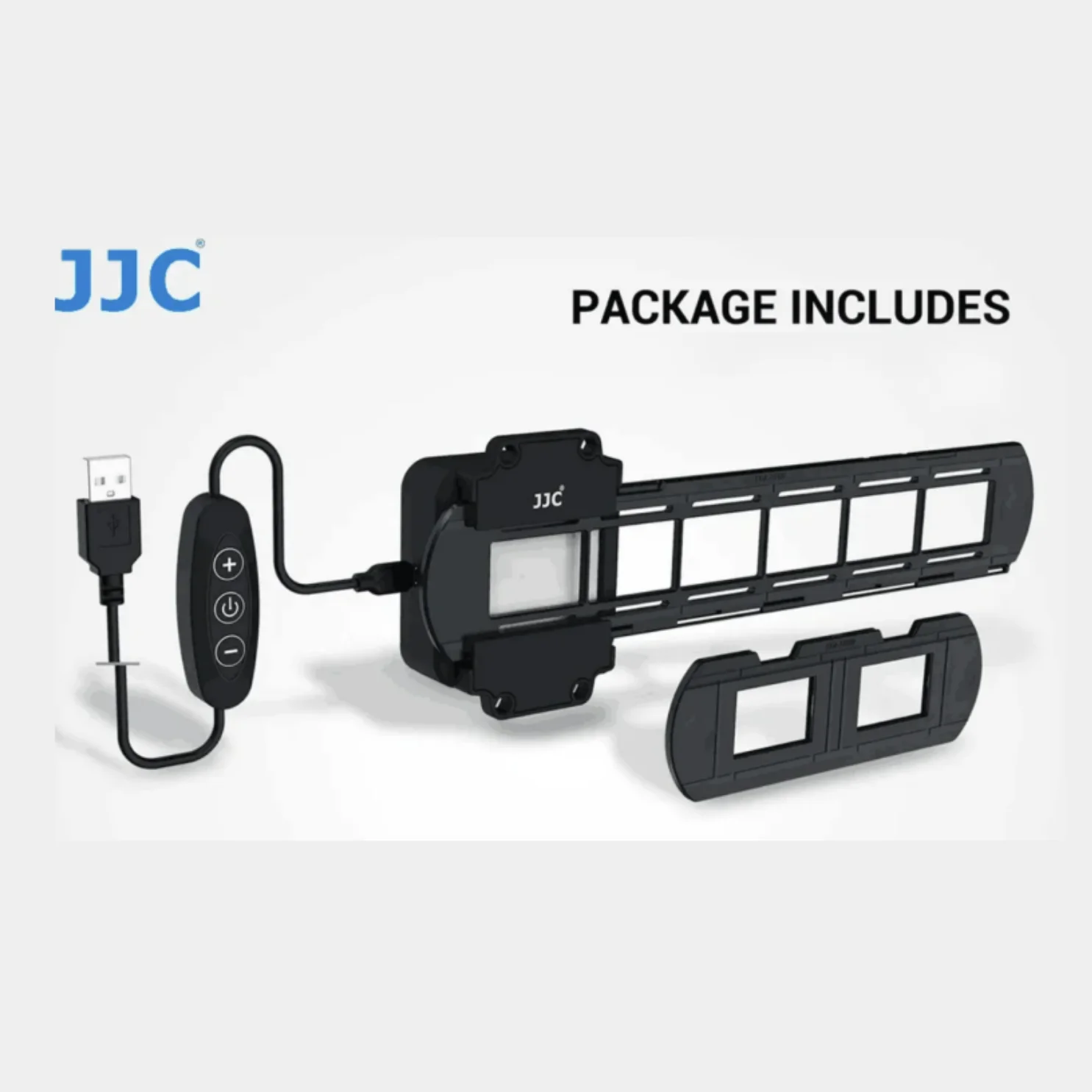 JJC 35mm Negative Film Copy Scanning Digitizer LED Light Strip Slides Holder