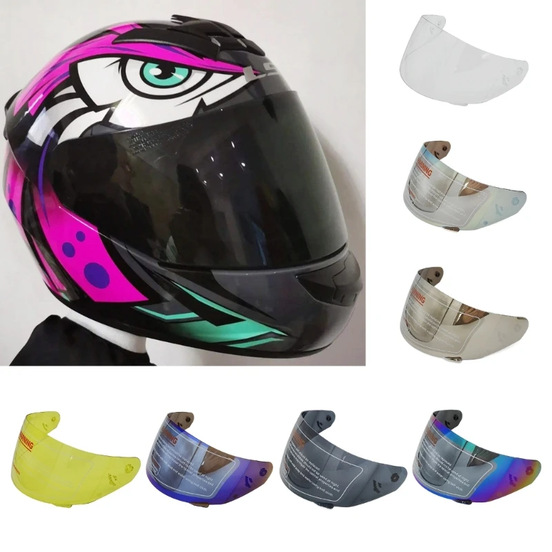 Motorcycle Helmet Visor Lens Windshield Replacement Visor Shield Full Face Helmet for Ls2 FF352 FF802 FF351 FF369 FF384 Helmet