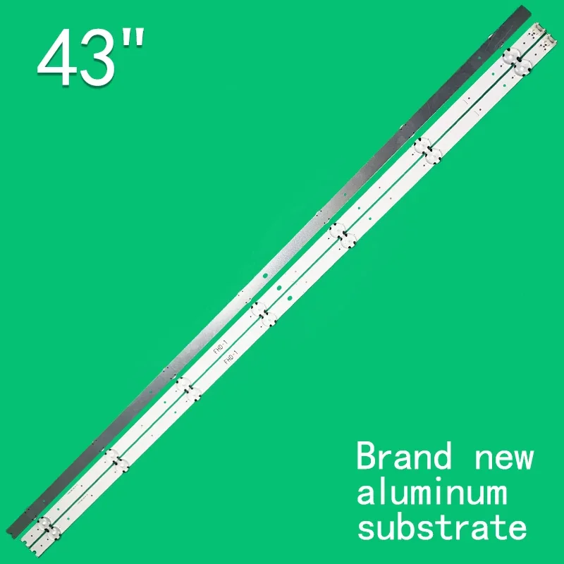 FOR 3Pcs LED Backlight Strip TV Bar For LIG 43" CSP 6916L-2550A 43“V16 ART3 2550Rev2.1 43LW340C LG43UH650V LG43LW340H 43LH604V