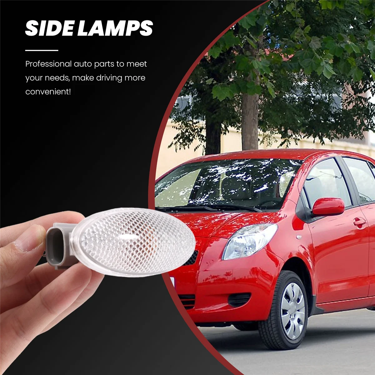 Lampu Sein Mobil Tahan Lama untuk Lampu Fender untuk Toyota Corolla 2006-2013