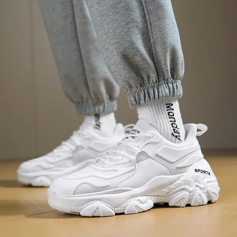 

Shoes for Men New Style Summer Breathable Wild Mesh Sports Casual Youth Increase Old Fashion Men's Shoes Sneakers