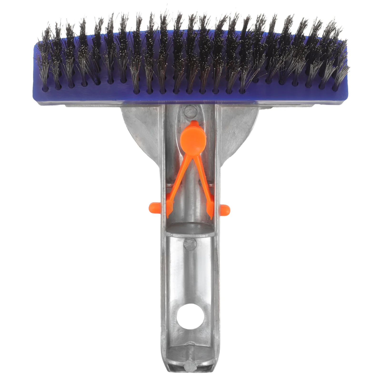 

Swimming Pool Brush Brush Brush Cleaning Tools Aluminum Handle Wire Brush Bottom Back Moss Steel Equipment Scrubber Algae