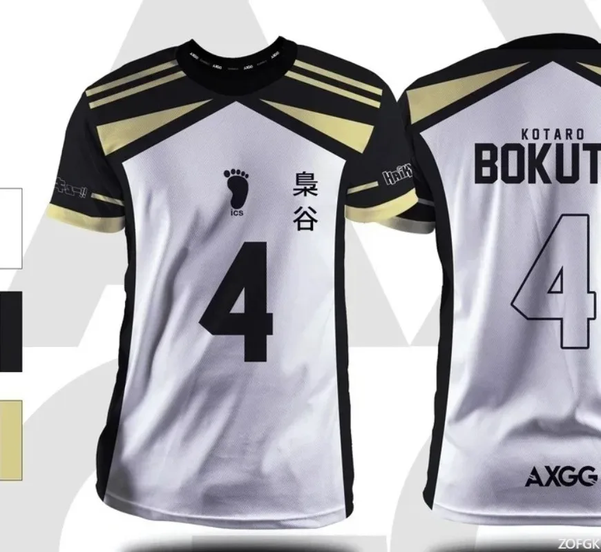 Haikyuu Fukurodani Bokuto Anime Men T-Shirts 2025 New Summer Fashion Casual Jersey Round Neck Top Short-Sleeve Tee Men Clothing image 5