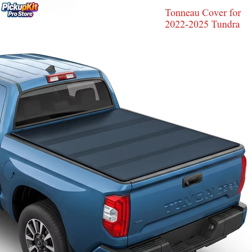 

Hard Quad-Fold Tonneau Cover for 2022-2025 Tundra 6.5' (79") Bed Truck Cover Pick up Exterior Accessories