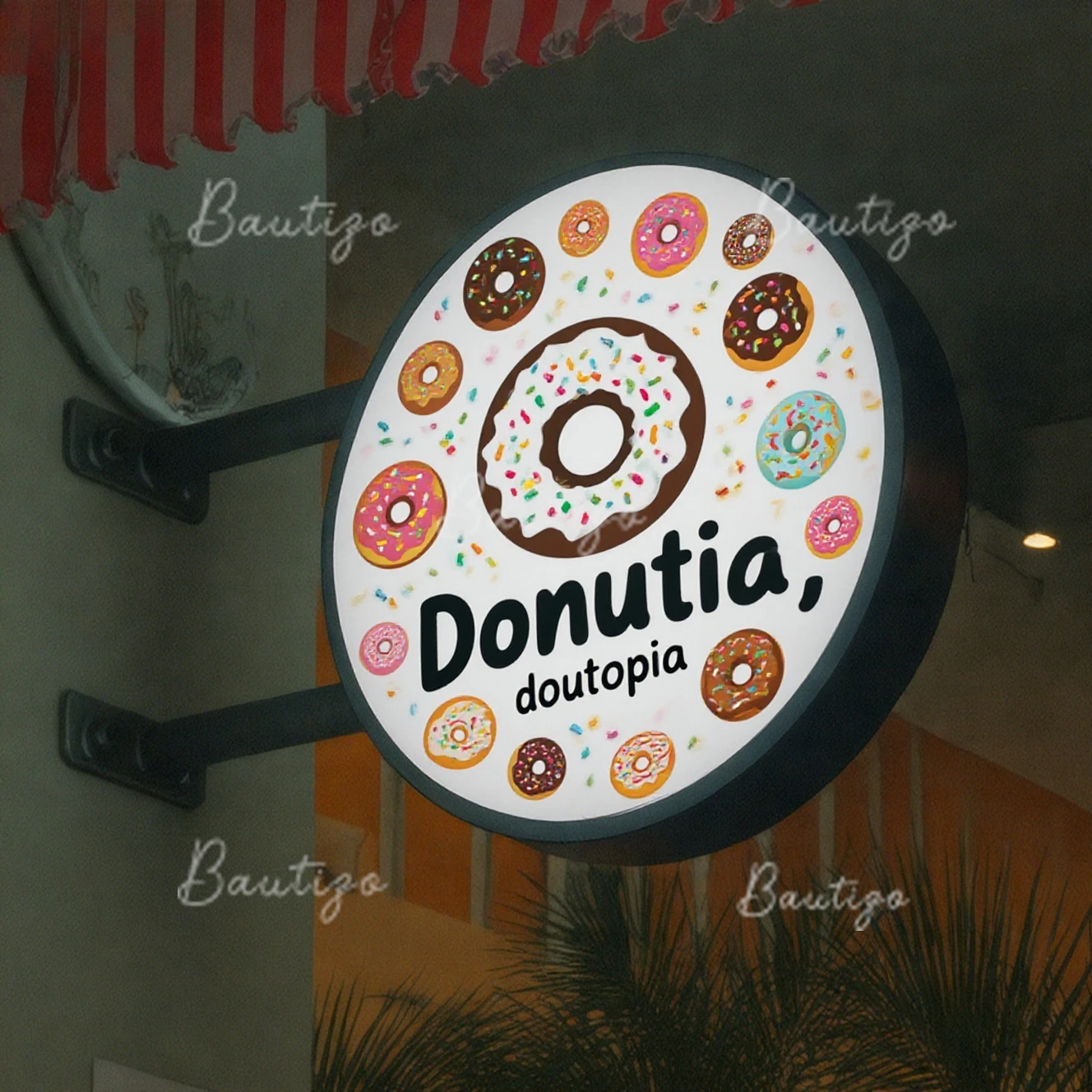 Custom Acrylic Sign Logo Wall Neon Home Led Letter Letters Light Signage Bright Business Signs Metal Box Personal Design Outdoor