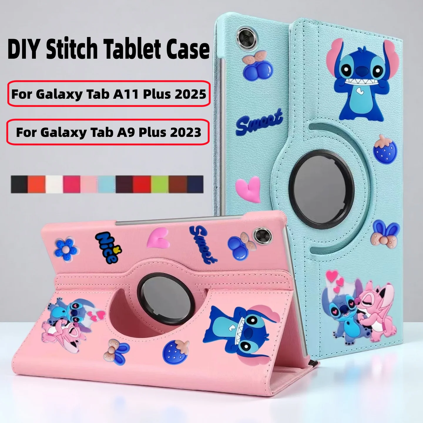 yZ[zSamsung Galaxy Tab A11+ 11C` 2025/Samsung Tab A9 Plus P[X 2023 PUU[ DIY Xeb` LbY^ubgP[X I[gX[v/EFCN@\t