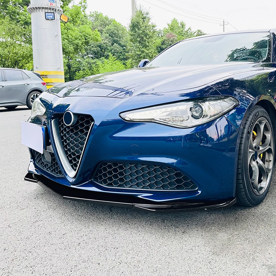 Car Front Bumper Lip Body Kit Spoiler Splitter Bumper For Alfa Romeo Giulia 952 2015-2022 Car Exterior Modification Parts