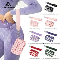 Bolsa de almacenamiento con tarjetero para mujer, monedero multifunción con clip asociado, billetera corta portátil con cremallera, bolso de alta valor