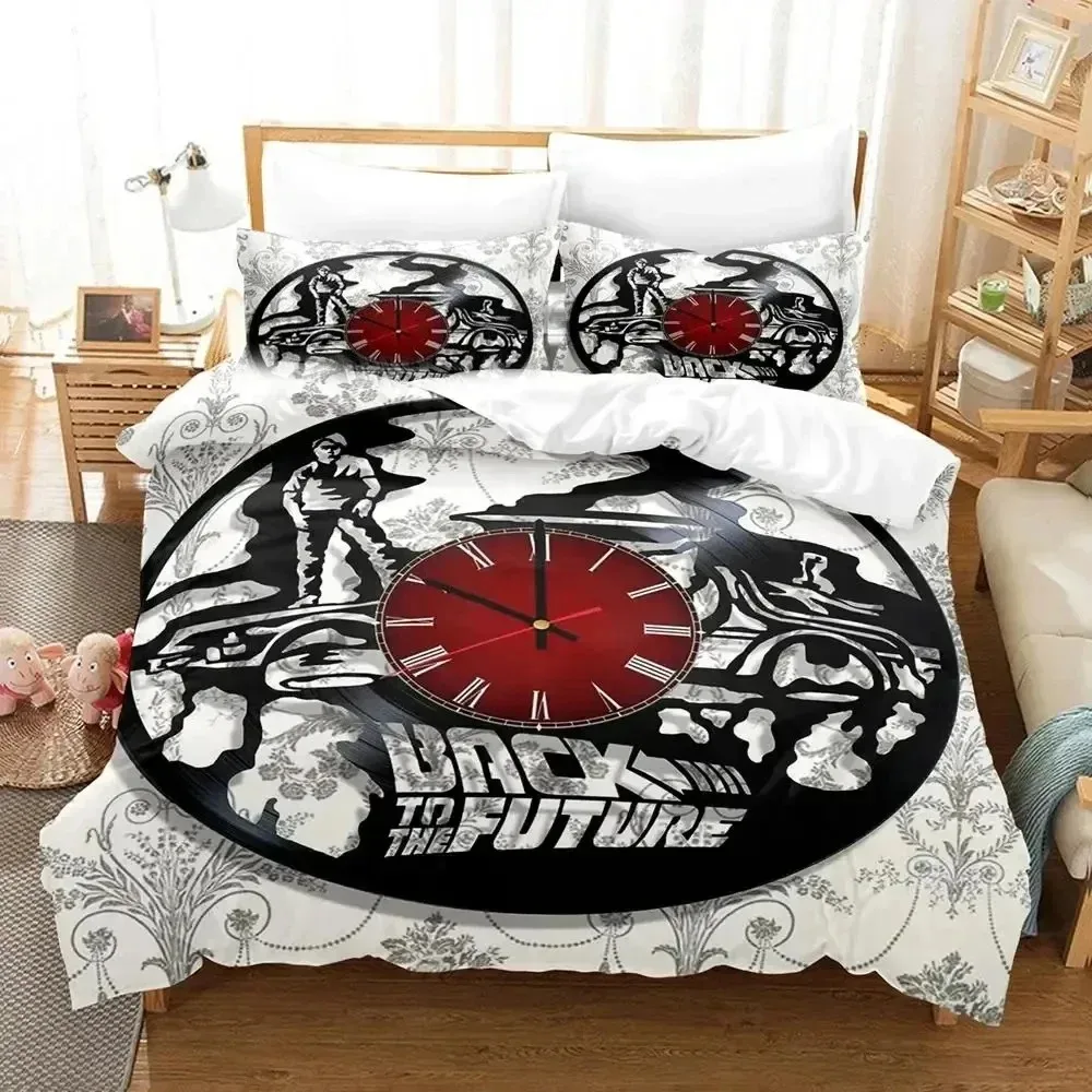 

Movie Back To The Future Canary Bedding Set Duvet Cover Bed Set Quilt Cover Pillowcase Comforter king Queen Size Boys Adult