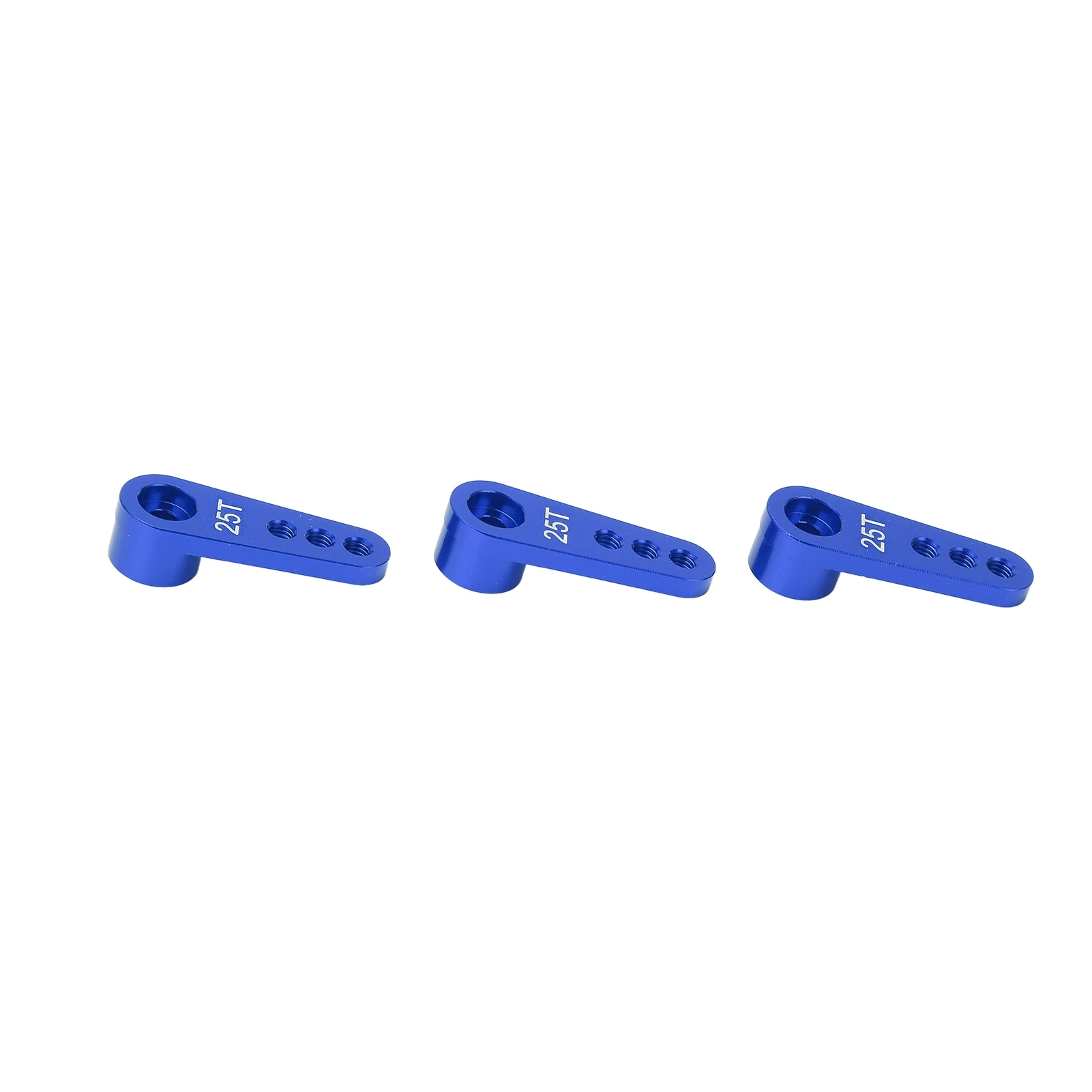 3pcs RC Aluminum 25T Servo Horns Metal Steering Arm for 1/8 1/10 RC Car Upgrade Parts - view 6