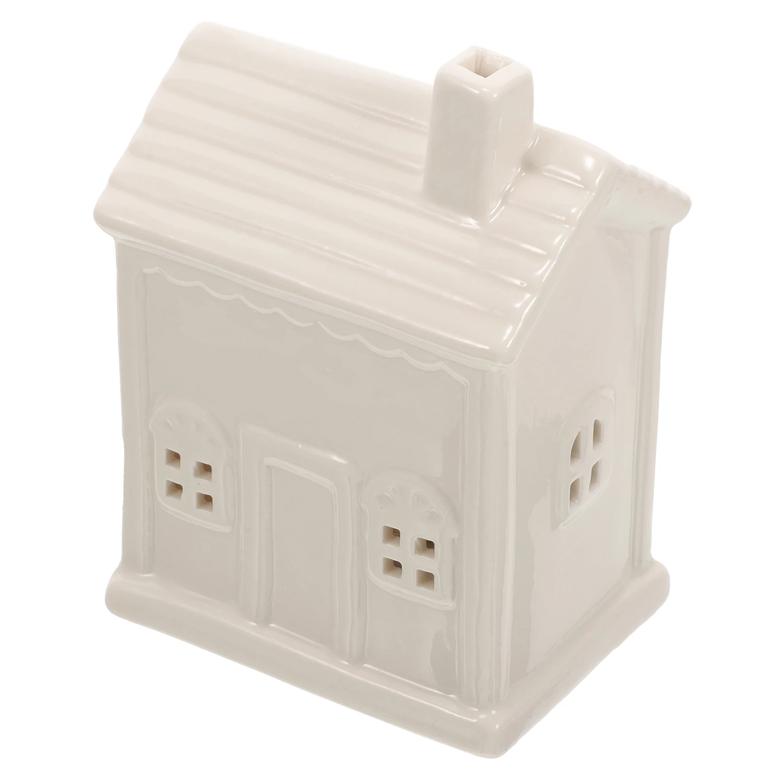 

Lighting Grey Ceramic Craft Ornament For Home Bedroom Party Desktop Christmas Gift Christmas Statues Decoration