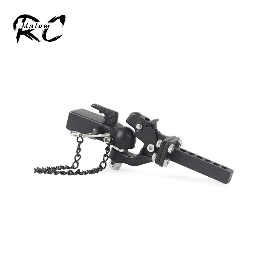 

Metal Trailer Head Rescue Tow Hook M3 Hitch Mount for 1/10 RC Crawler TRX4 TRX6 SCX10 90046 D90 Redcat GEN 8 Scout II CC01 TF2