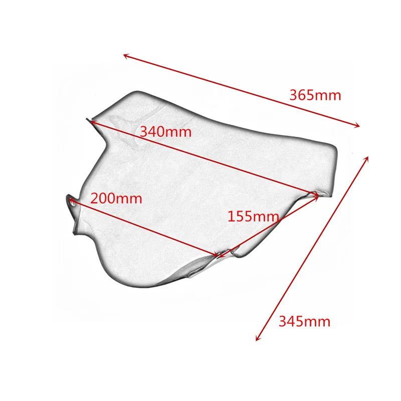 waase For Suzuki Bandit 650 GSF650 2005 2006 2007 2008 Standard Windscreen Windshield Wind Deflector Shield Screen Visor Glass