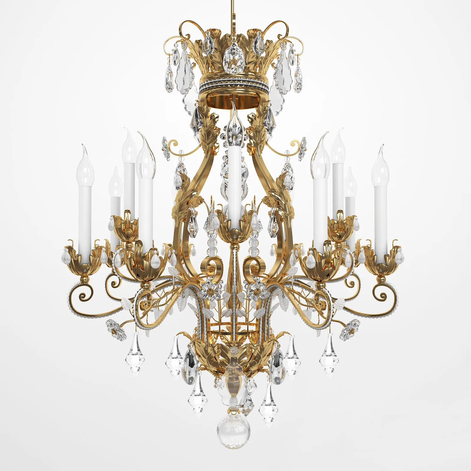 

1Pack Chandelier Crystals Hanging Ornaments Small Size Lightweight Crystal Pendants for Lights Garden Christmas Decoration