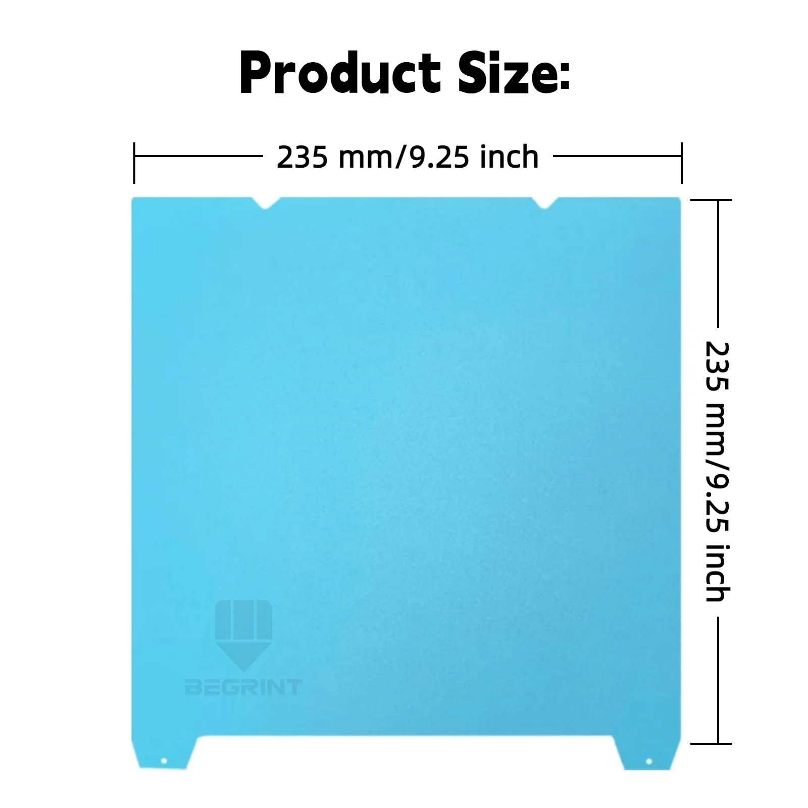 لوحة بناء لـ Creality K1 K1C PEI محكم على الوجهين أندر 3 KE /Ender 5 Pro /CR 10 SE /K1 SE لوحة تبريد للطابعة ثلاثية الأبعاد