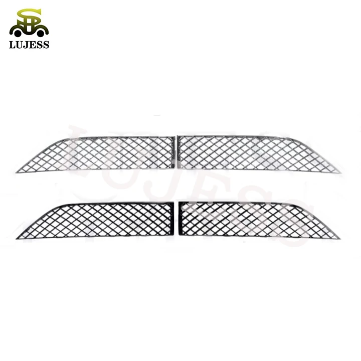 Auto Parts Black Front Bumper Grill Grille Mesh Lower Grills For Bentley Continental GT 2021 Upgrade 3SD807676 Bentley Mansory