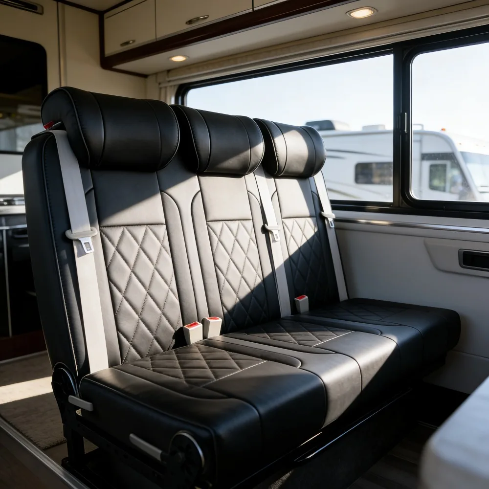 Wholesale Mini Bus Folding Seats with Adjustable Backrest - Custom Luxury Passenger Seats for MPVs Van & Motorhome Modifications