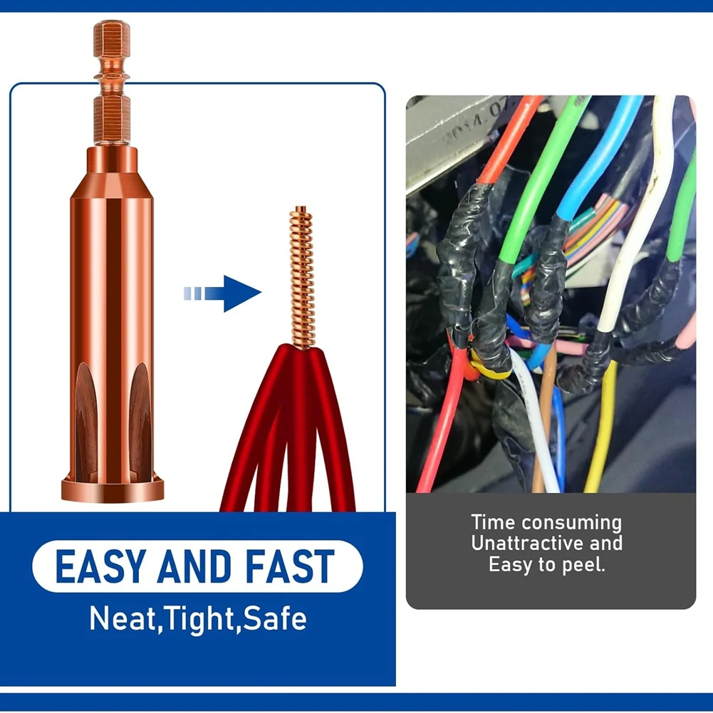 B-T Universal Wire Twisting Tool Cable Stripper & Wire Twisting Tool For Stripping & Twisting Cables, Driven By Drill