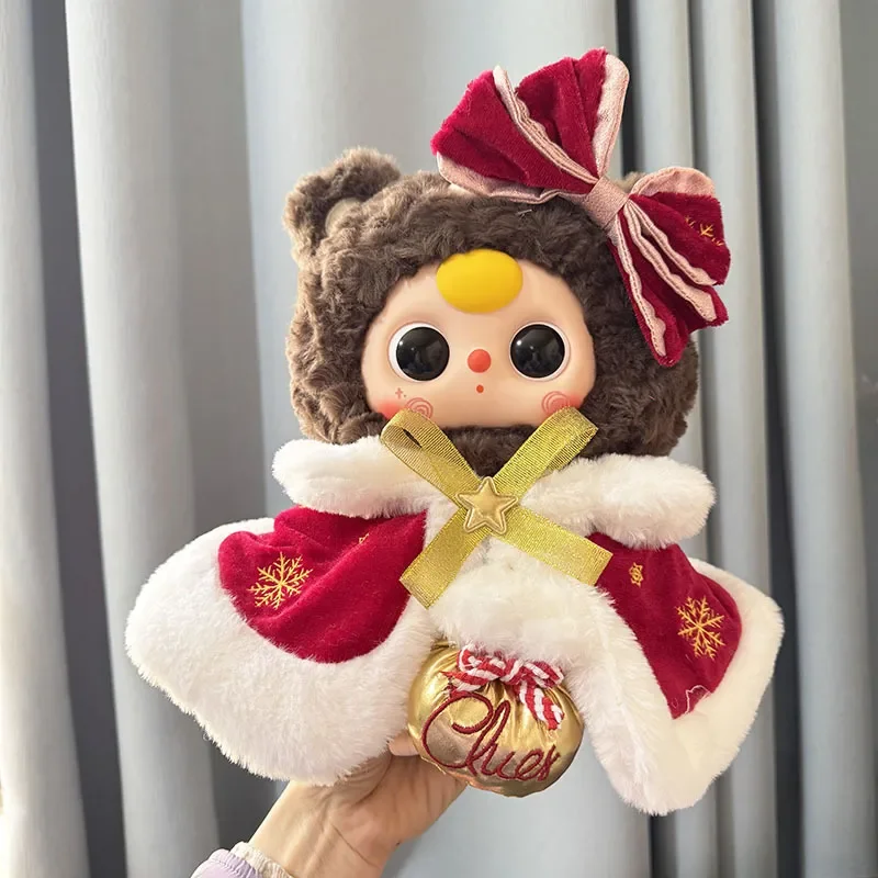 

Только одежда, костюм для ребенка, три 400% брутто, виниловая плюшевая кукла, игрушка, новогодняя рождественская серия, кукольная одежда, подарки на день рождения для девочек