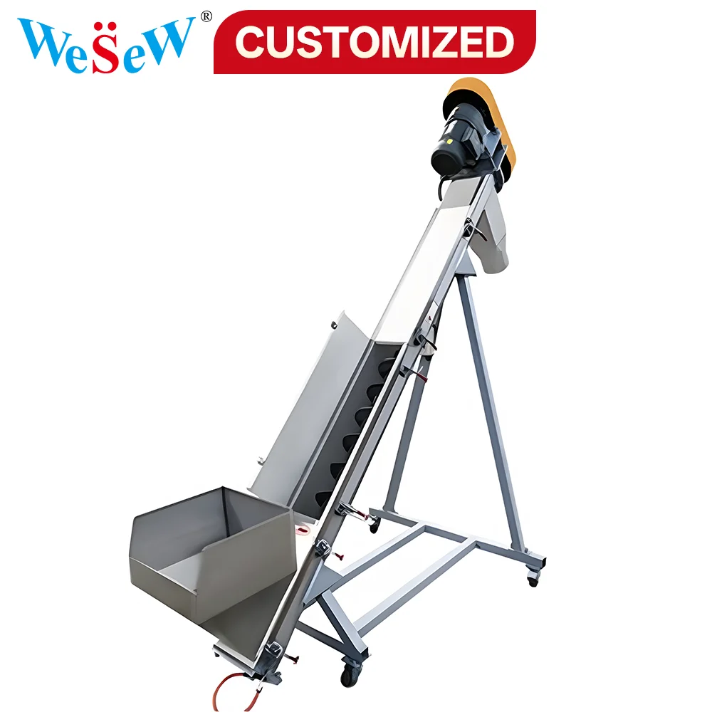 Máquina de alimentação automática personalizada do parafuso do alimentador do transportador do parafuso da funil de aço carbono do novo estilo para a planta da fabricação da pelota, alimentos