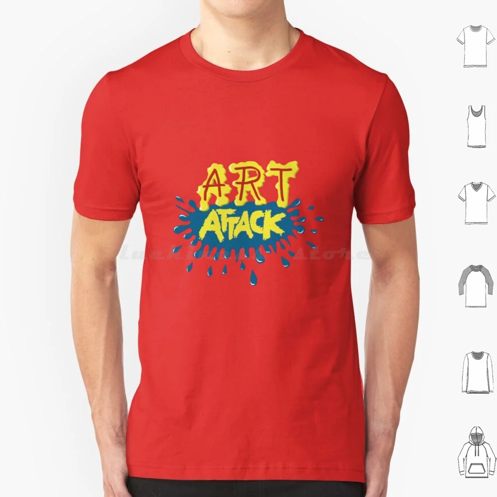 Art Attack T Shirt Men Women Kids 6xl Art Attack 90s 90s Cartoons 90s Kid 90s Movies 90s Tv