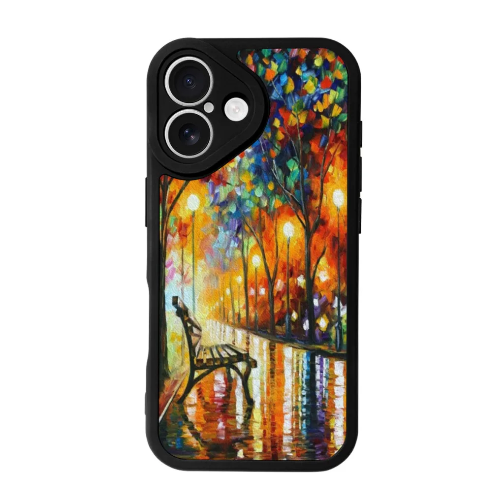 THE LONELINESS OF AUTUMN - Leonid Afremov Phone Case For iPhone 16 Pro Max Silicone Skin Case