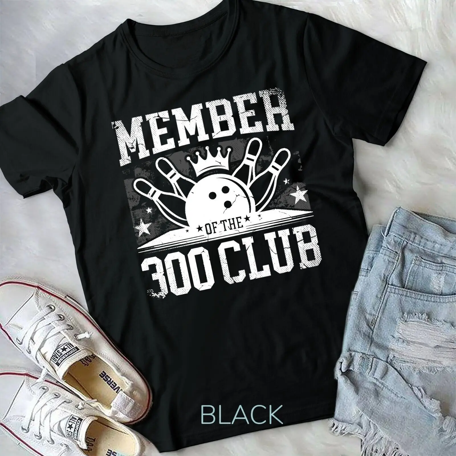 Member Of The 300 Club for a Bowler Bowling Unisex T-shirt