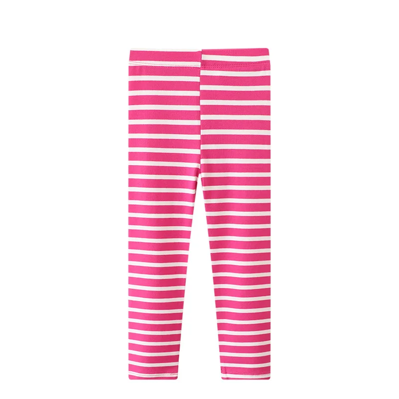 Jumping Meters 2-7T Striped Pencil Baby Girls Leggings Pants Hot Selling Kids Skinny Trousers Full Length Pants